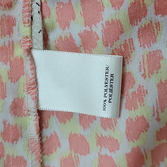 Ann Taylor Petite L Sleeveless Dress Shirt Animal Print - Picture 8 of 13